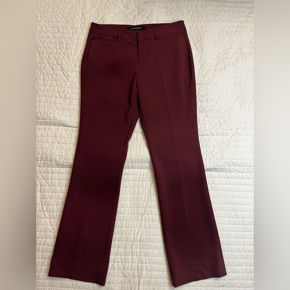 Liverpool burgundy slacks NWOT